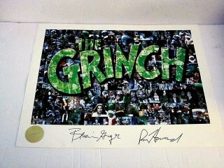 How The Grinch Stole Christmas Signed Poster Ron Howard Brian Glazer Limited Ed.