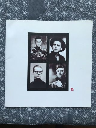 Depeche Mode Music For The Masses 1987 Tour Program