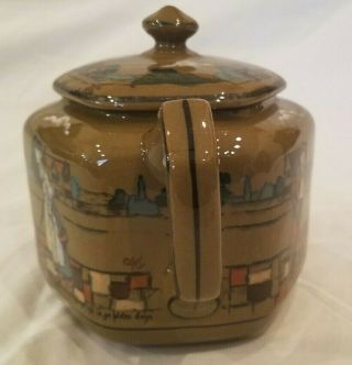 Buffalo Pottery Deldare Miniature Small Tea Pot Buffalo Pottery Emerald Deldare 4
