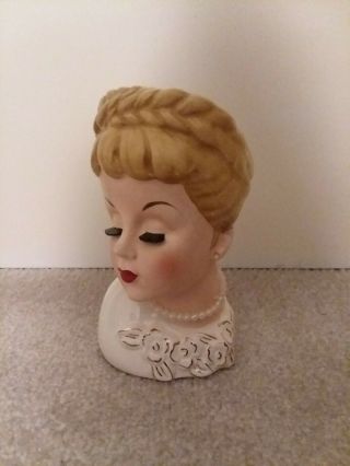 Vintage 1959 Rubens Originals 501 Lady Head Vase