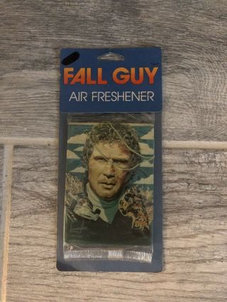 Vintage The Fall Guy Lee Majors Air Freshener Mip 1984 - Nos