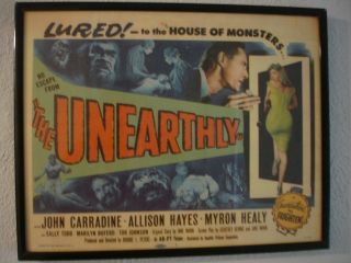 No Escape From The Unearthly Framed Lobby Card