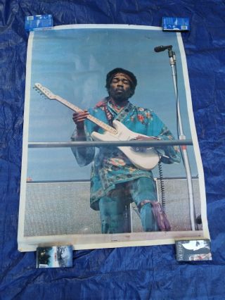 Jimi Hendrix Poster 1971