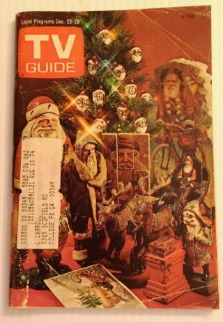 Rare 1973 Tv Guide - Atl Ed.  - Dec.  - Christmas
