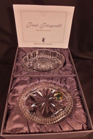 Waterford Crystal " Memory " Music Box Mib Perfect Gift Paul Fitzgerald