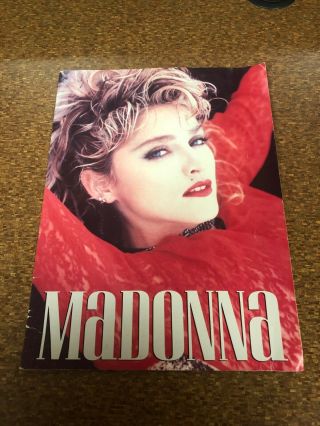 Madonna 1985 The Virgin Tour Concert Program Book Booklet