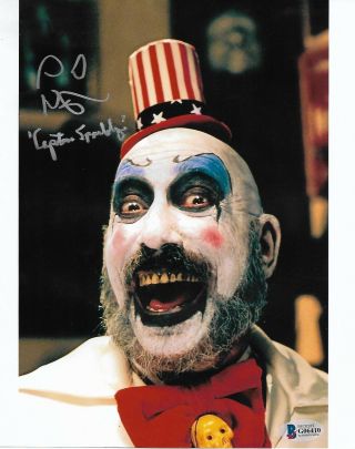 Sid Haig Autographed The Devils Rejects Captain Spaulding Bas 8x10 Photo