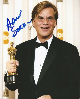 Aaron Sorkin The Newsroom West Wing Social Network Signed 8x10 Photo Emmy 1