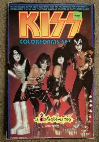 Kiss Colorforms Set 1977 Aucoin Complete W/instruction Booklet Ex,