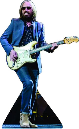 Tom Petty Wide Stance W/guitar Cardboard Cutout Standup Standee
