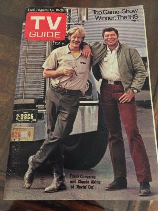 Tv Guide 1975 Frank Converse Claude Akins Movin 