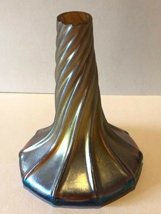 Louis Comfort Tiffany – Bud Vase Or Candlestick Lamp Base - Signed L.  C.  T.