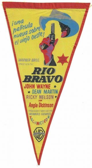 Rio Bravo John Wayne Dean Martin Howard Hawks Spanish Herald Mini Poster