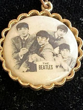Vintage 1964 The Beatles Yeh,  Yeh,  Yeh Pendant By Nems Ent Ltd
