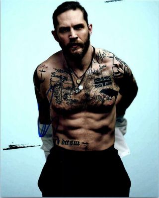 Tom Hardy Autographed 8x10 Signed Photo Picture Pic And
