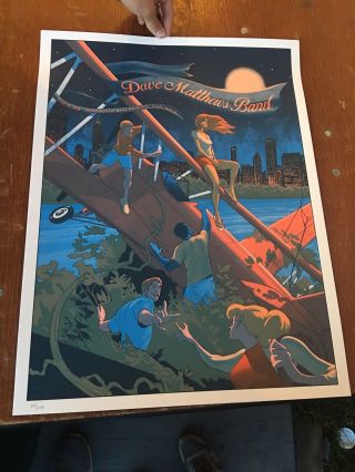 Dave Matthews Band Dmb Chicago 2018 Concert Poster Saturday 6/30 N2 Rich Kelly