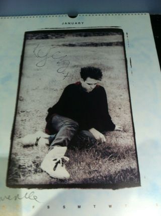 RARE CURE SIGNED 1989 CALENDER 2