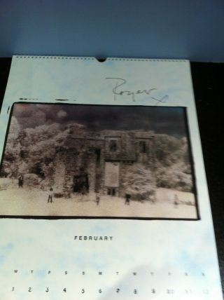 RARE CURE SIGNED 1989 CALENDER 3