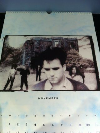 RARE CURE SIGNED 1989 CALENDER 5