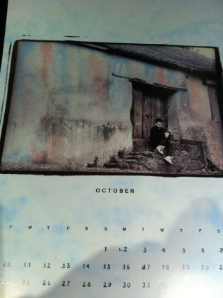 RARE CURE SIGNED 1989 CALENDER 6