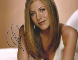 Jennifer Aniston Hand Signed 8 X 10 Color Photo Autograph W/ Sexy Pic Auto