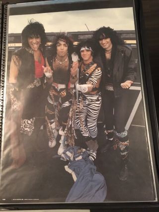 Kiss 1985 Animalize Poster By Jetta One Of The Rarest Non Makeup Posters
