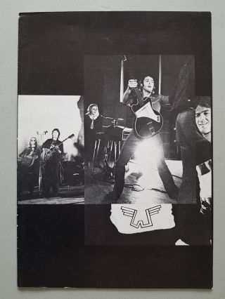 Paul Mccartney Wings Rare 1972 Tour Program Beatles