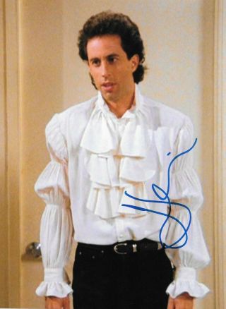 Jerry Seinfeld Signed Autographed 8x10 Photo Comedy Legend