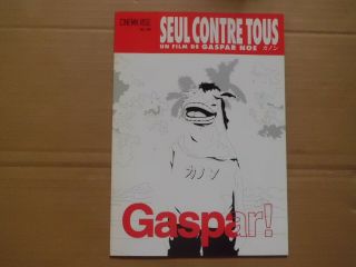 Gaspar Noe Seul Contre Tous Japanese Movie Theater Program Rare Japan