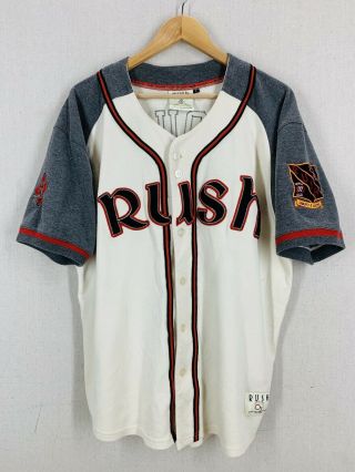 2007 Rush Snakes & Arrows Baseball Jersey Rock Concert Shirt Sz Large