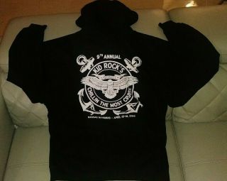 Kid Rock Chillin The Most Cruise 9th Annual Concert Tour Hoodie Jacket Sz Xl Men