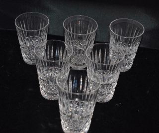Set Of 5 Waterford Crystal Lismore Vodka / Shot Glasses.  - 3.  5 " H - Exc