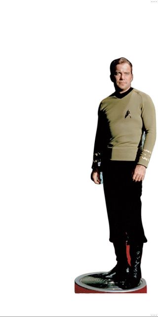 Capt Kirk Star Trek 72 " Tall Life Size Cardboard Cutout Standup Standee