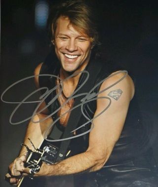 John Bon Jovi Hand Signed 8x10 Photo W/ Holo