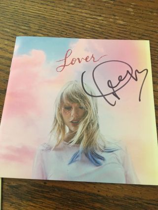 Taylor Swift Signed Lover Booklet,  Me Cd Single With