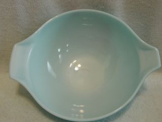 4 Pc Set Pyrex Amish Butterprint Cinderella Bowls Turquoise Aqua White 3