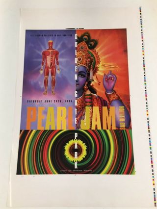 Pearl Jam Concert Poster Rare Proof 1995