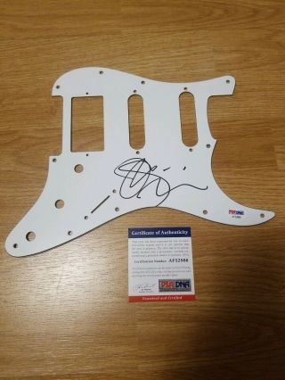Joe Satriani Signed Autographed Guitar Pickguard Psa Dna Chickenfoot