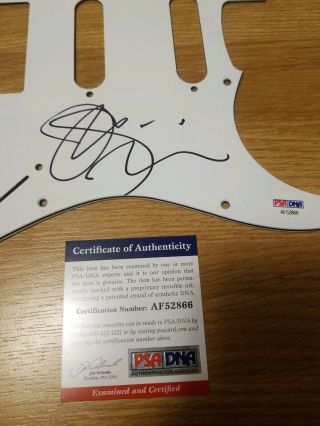 Joe Satriani Signed Autographed Guitar Pickguard PSA DNA Chickenfoot 2