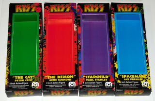 Kiss Band 1978 Solo Albums Custom Made Box Set For Mego Style 8 " Figure Set
