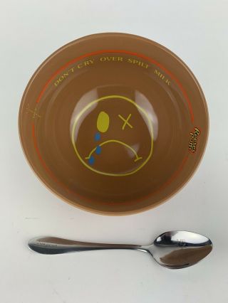 Travis Scott Reese’s Puffs Cereal Bowl And Spoon Set In Hand Cactus Jack