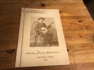Songs And Stories Of Uncle Dave Macon 1938 Songbook Wsm Grand Ole Opry