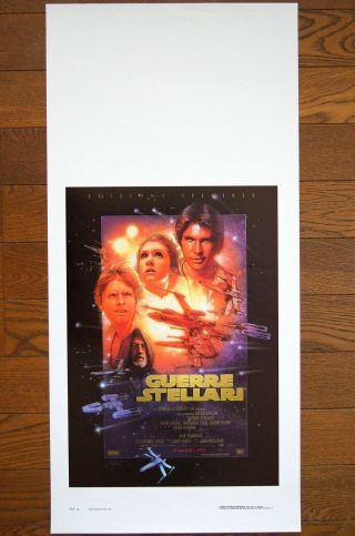Italian Insert Star Wars Special Edition 1997 Movie Poster George Lucas Drew - Art
