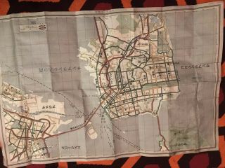 The Man In The High Castle Japanese Map Prop (tv,  Screen,  Amazon)