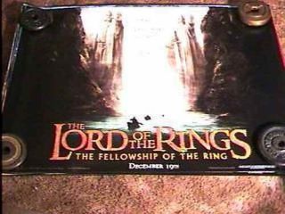 Lord Of Rings Fellowship " B " Br Quad Movie Poster