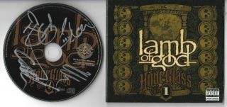 Lamb Of God Real Hand Signed Hourglass Vol.  1 Underground Years Cd By 5
