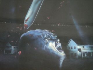 John Carpenter & Donald Pleasence " Halloween (1978) " B2 Poster Japan V