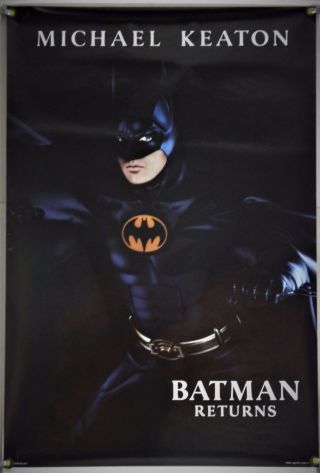 Batman Returns Rolled Tsr Orig 1sh Movie Poster Michael Keaton Tim Burton (1992)