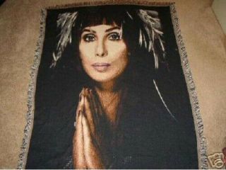 Cher 2002 " Believe " Blanket 62 " X52 " Official Licensed Merchandise,  Cd