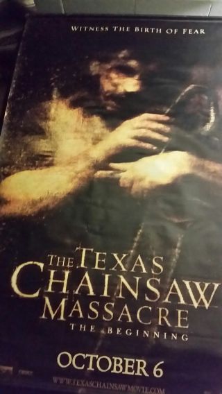 Texas Chainsaw Massacre The Beginning 4 ' x6 ' Vinyl Promotional 2006 Movie Poster 2